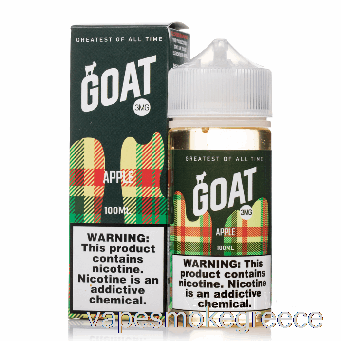 Vape Greece Apple - Goat E-liquid - 100ml 3mg
